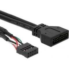 DeLOCK 30cm Internal USB Cable - High-Quality Black Connector for Reliable Performance (4043619832811)